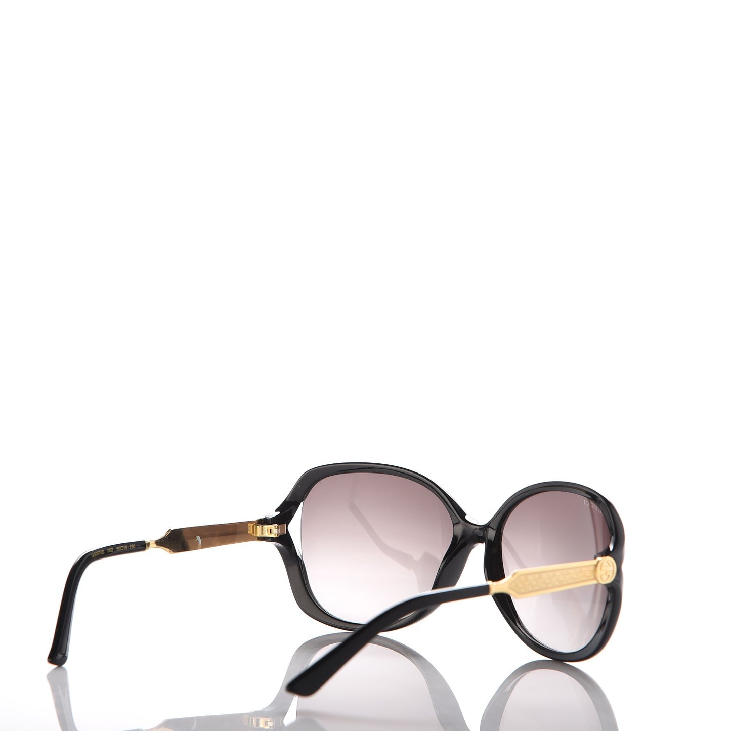 Acetate Oversized Butterfly Sunglasses GG 0076/S Black