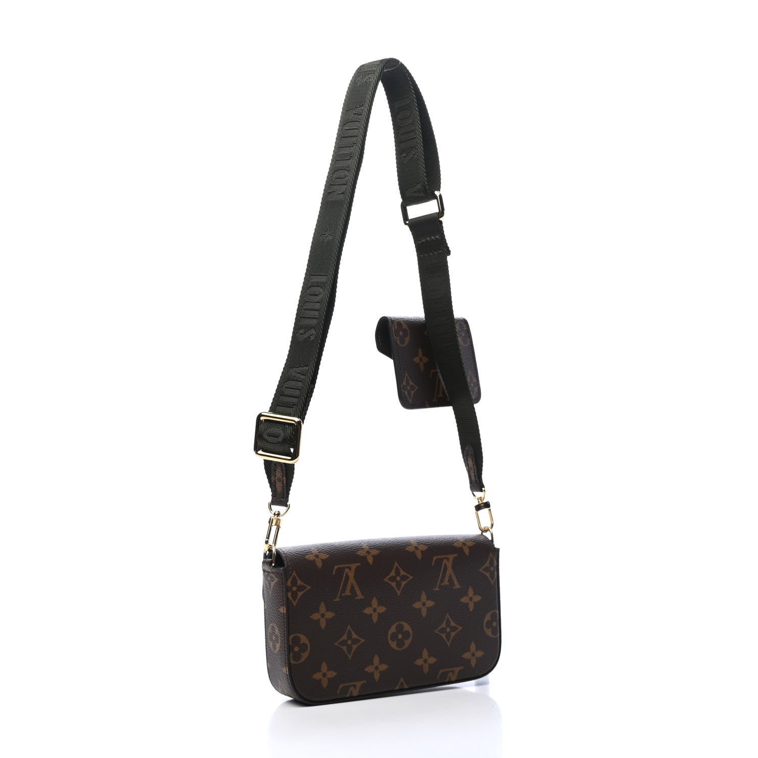 Louis Vuitton Monogram Felicie Strap & Go Kaki 2 of 4