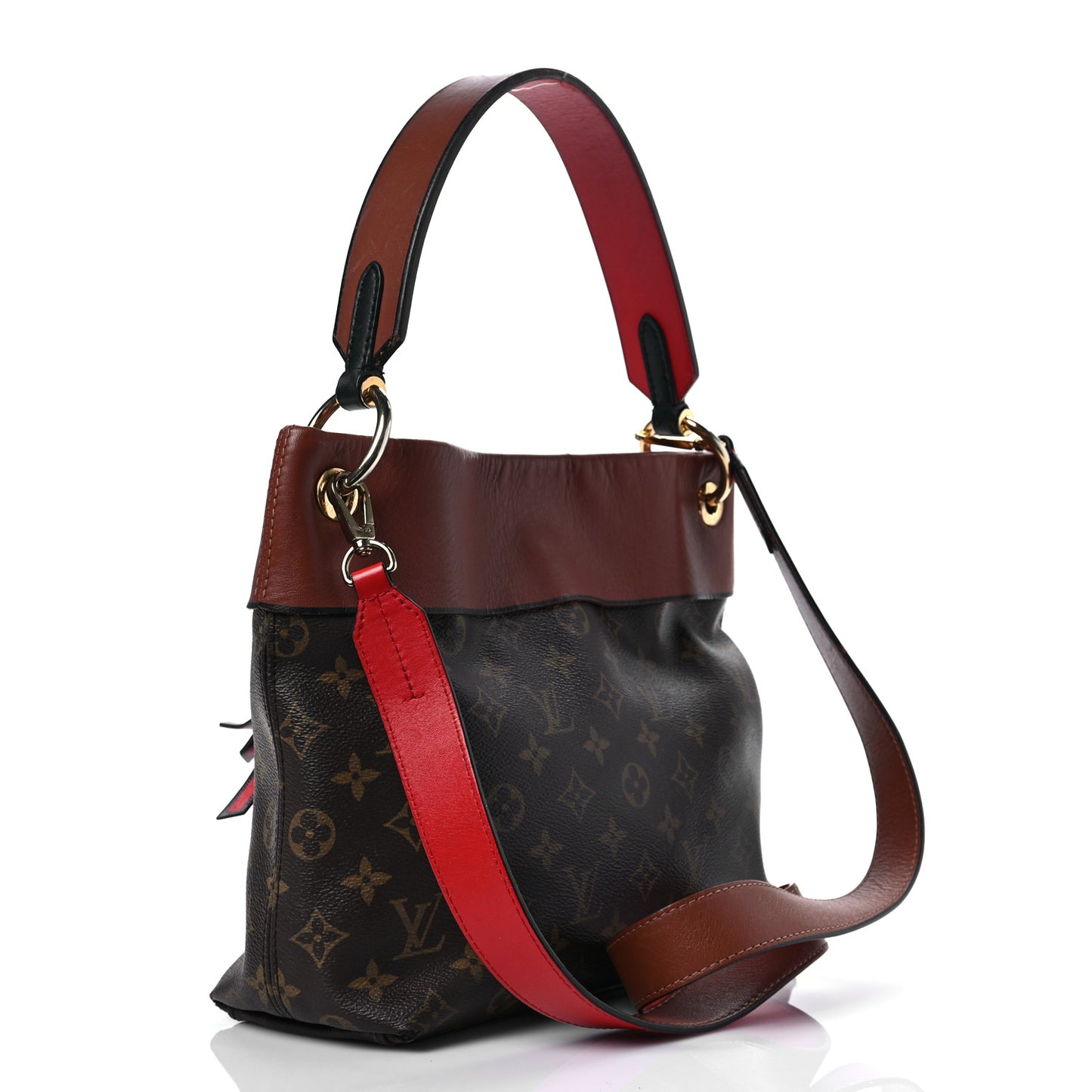 Monogram Tuileries Besace Caramel Rouge