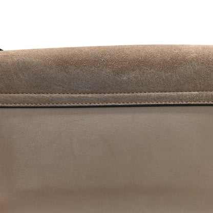 Chloe Suede Calfskin Small Faye Shoulder Bag Motty Grey 15 of 16