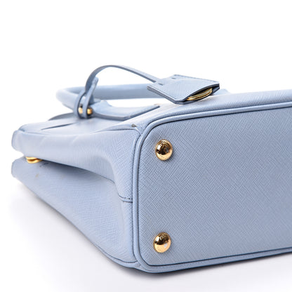 Prada Saffiano Small Galleria Double Zip Tote Astrale 7 of 8