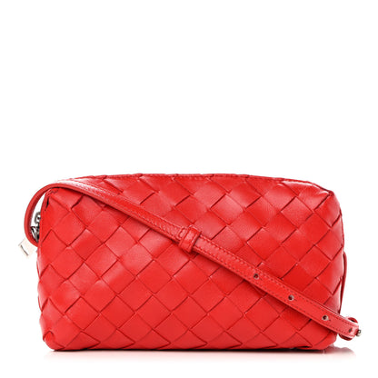 Bottega Veneta Nappa Intrecciato Mini Crossbody Bright Red 1 of 11