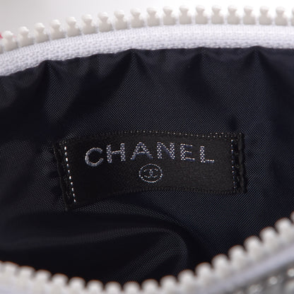 Chanel Reversible Airlines Tote Silver Navy 17 of 18