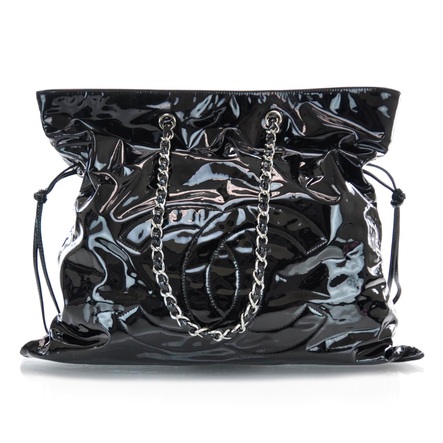 Chanel Patent Bonbons Shopper Tote Black 1 of 7
