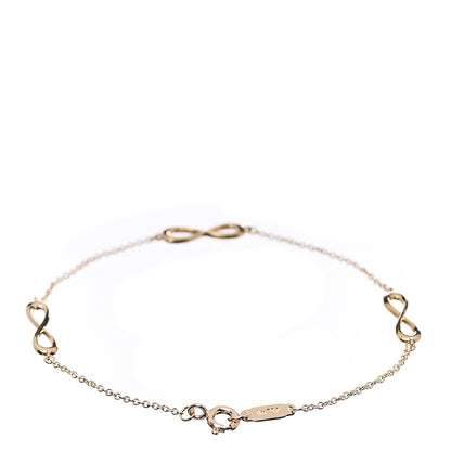Tiffany 18K Yellow Gold Infinity Endless Bracelet 2 of 3