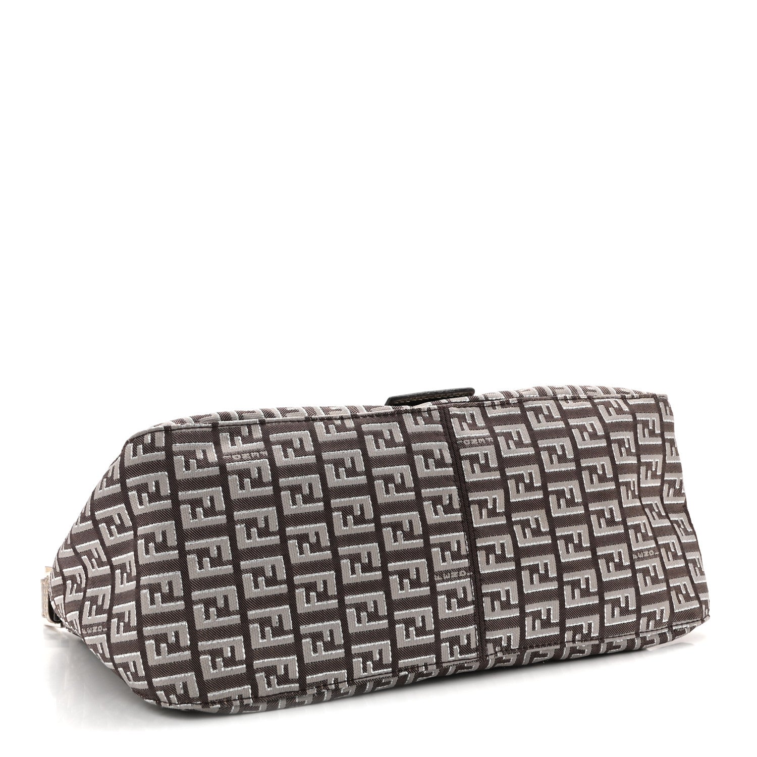Fendi Metallic Zucchino Vitello Mama Baguette Caffe Argilla Canna di Fucile 4 of 14