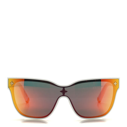 Louis Vuitton Nylon LV Shadow Square Sunglasses Z1845U White 2 of 8