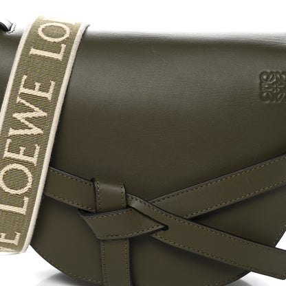 Loewe Calfskin Jacquard Small Gate Dual Bag Autumn Green 7 of 10