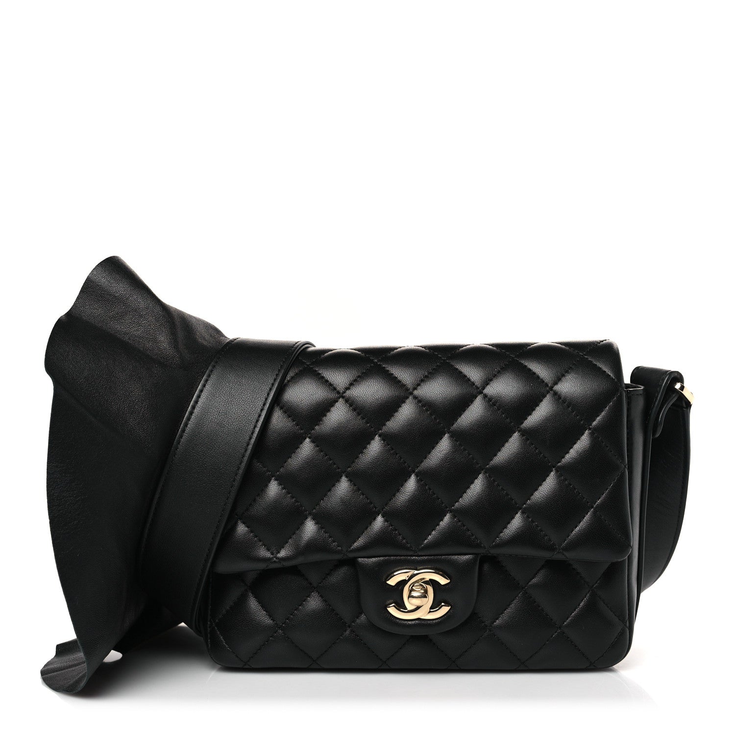 Chanel Calfskin Quilted Bolero De Chanel Flap Bag Black 1 of 8