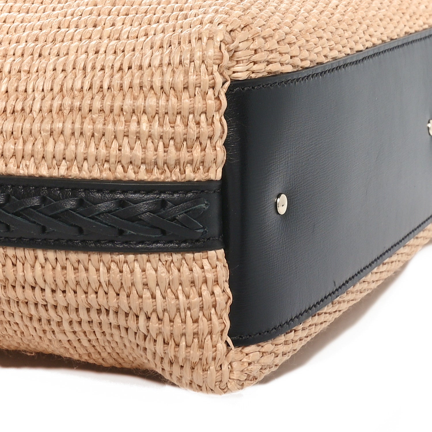 Chloe Calfskin Raffia Embroidered Hobo Hot Sand 8 of 9