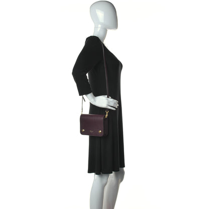 Mulberry Classic Grain Calfskin Small Clifton Flap Oxblood 2 of 13
