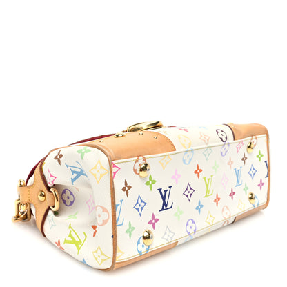 Louis Vuitton Monogram Multicolor Beverly MM White 4 of 13