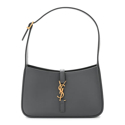 Saint Laurent Smooth Calfskin Le 5 A 7 Hobo Storm 1 of 15