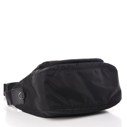 Prada Nylon Flat Messenger Bag Black 4 of 10