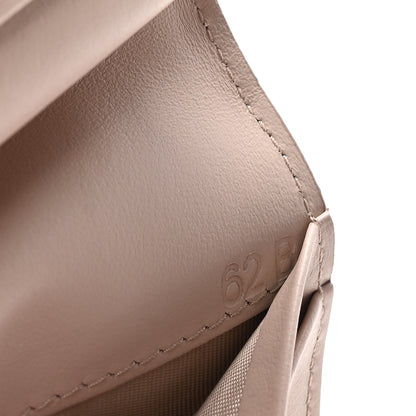 Prada Vitello Daino Triangle Continental Zip Wallet Ninfea 7 of 8