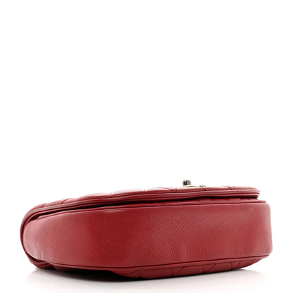 Chanel Caviar Quilted Casual Pocket Messenger Flap Red 4 of 10