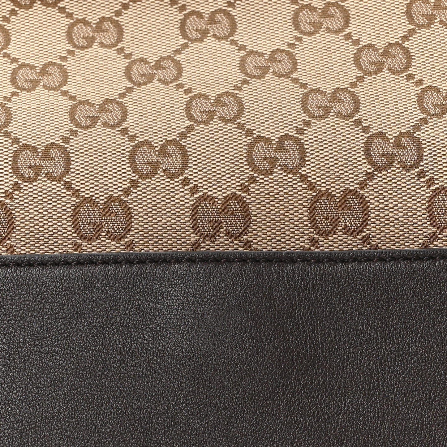 Monogram Calfskin Web Medium Duffle Beige Ebony New Acero