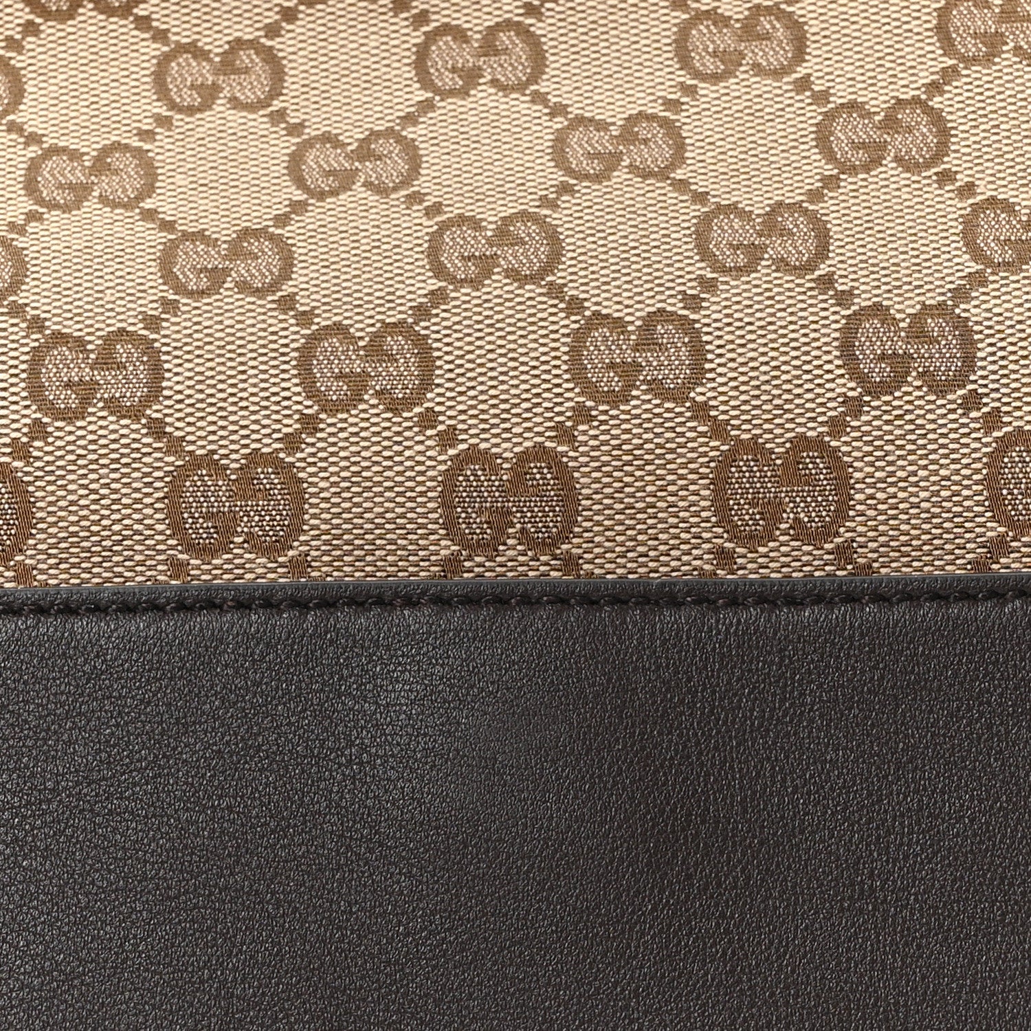 Gucci Monogram Calfskin Web Medium Duffle Beige Ebony New Acero 8 of 10