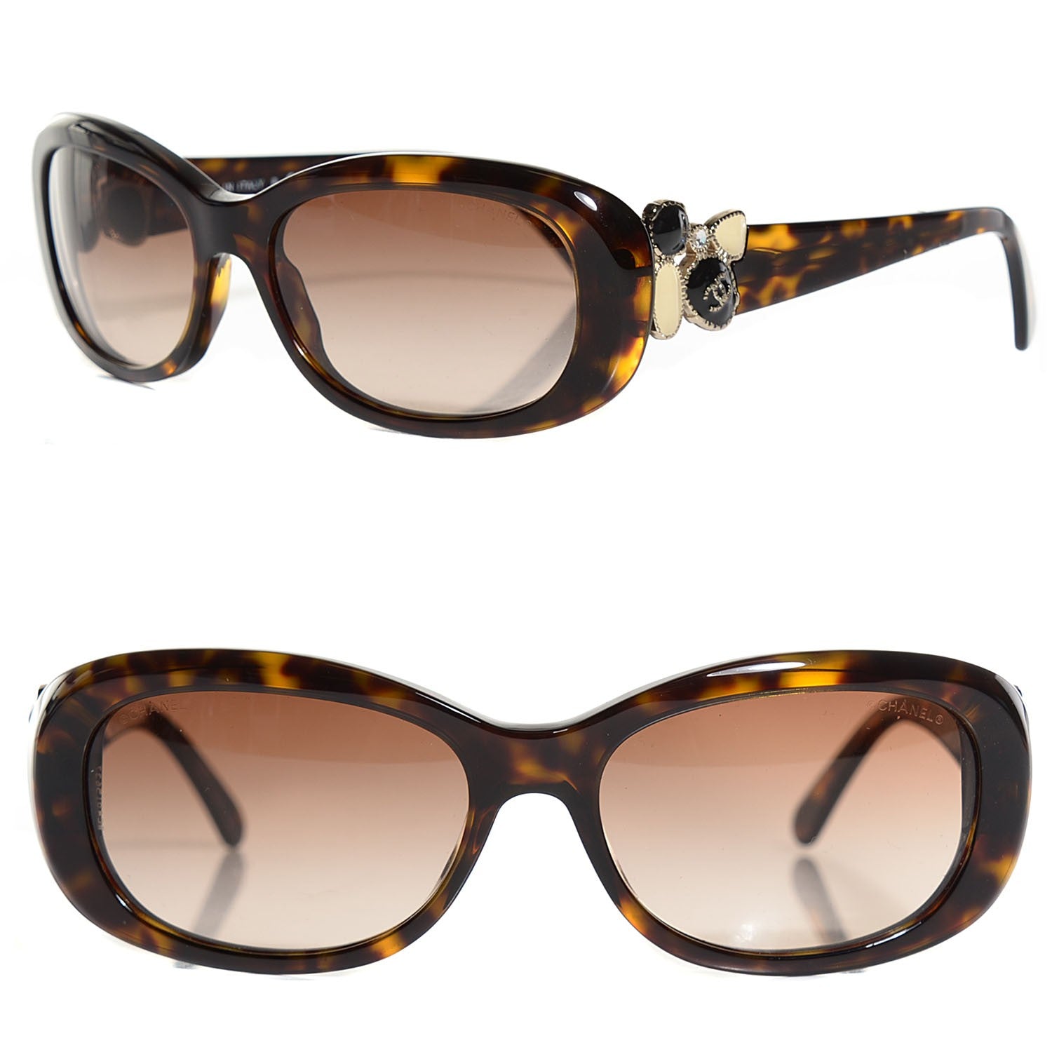 Chanel Gripiox CC Sunglasses 5181 Brown 1 of 5