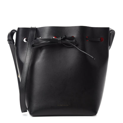Mansur Gavriel Calfskin Mini Bucket Bag Black Flamma 1 of 10