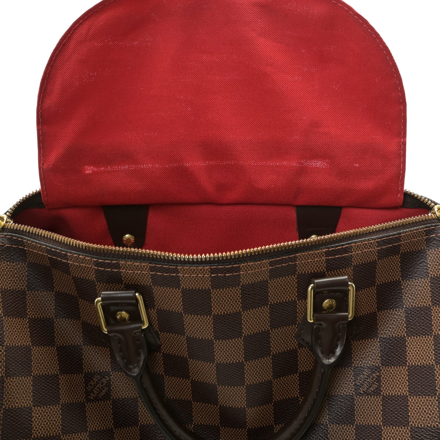 Louis Vuitton Damier Ebene Speedy Bandouliere 30 10 of 17