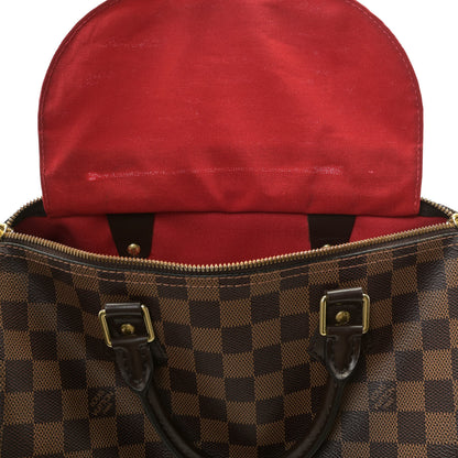 Louis Vuitton Damier Ebene Speedy Bandouliere 30 10 of 17