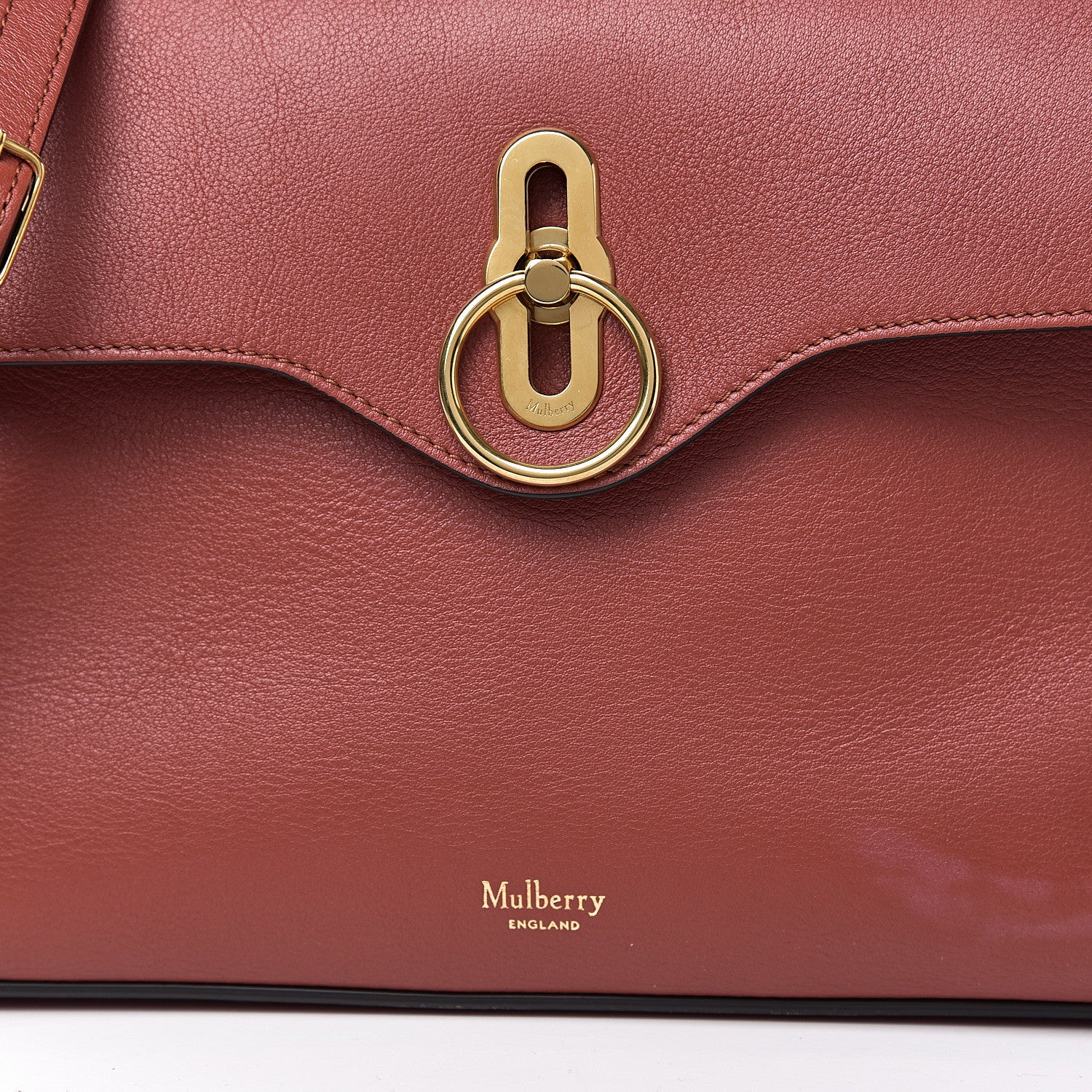 Mulberry Silky Calfskin Small Seaton Rust 9 of 9