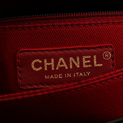 Chanel Aged Calfskin Chevron Quilted Mini Coco Handle Flap Black 6 of 8