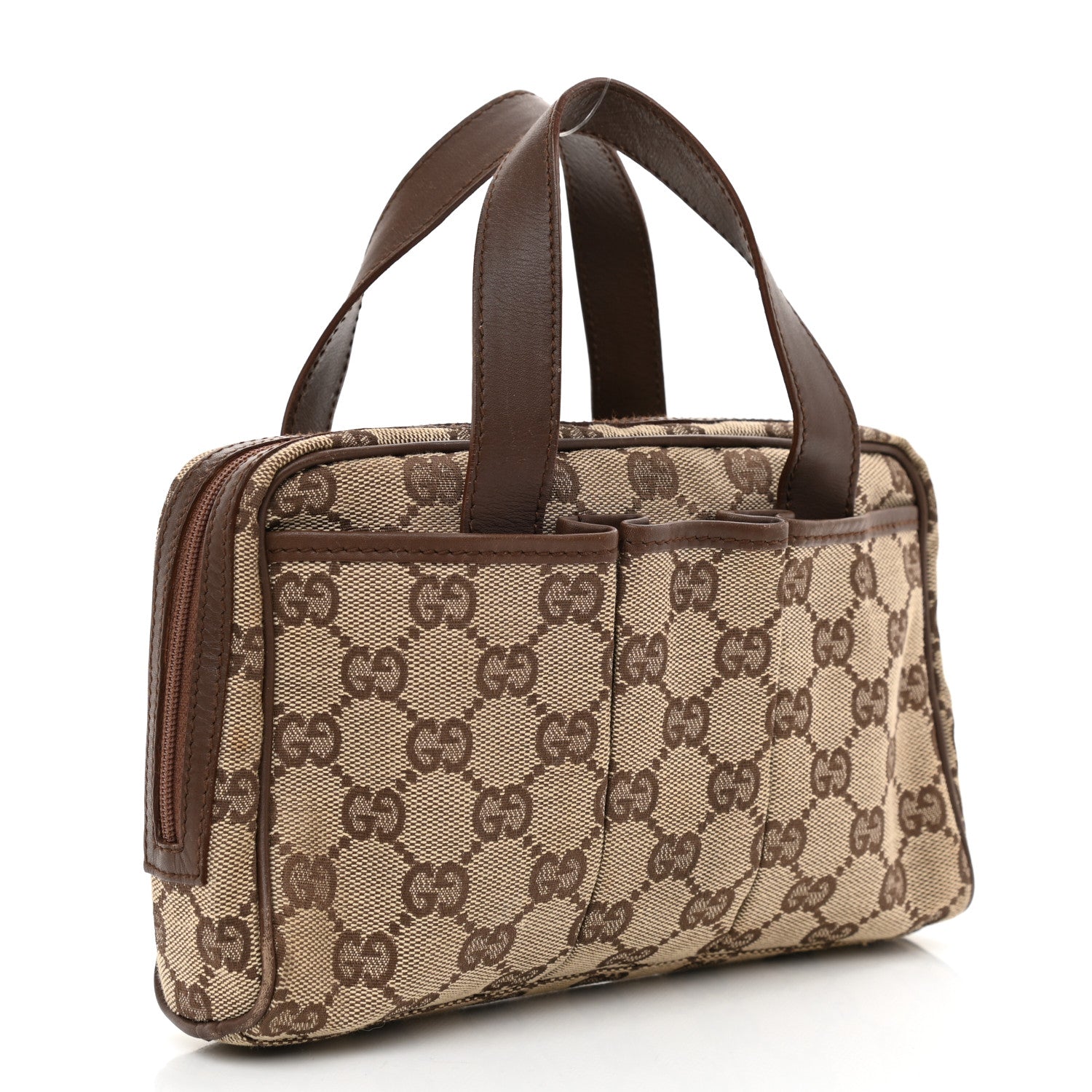 Gucci Monogram Travel Cosmetic Bag Brown 4 of 10