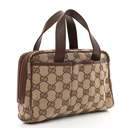 Gucci Monogram Travel Cosmetic Bag Brown 4 of 10