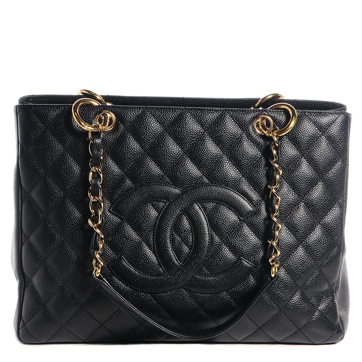 Caviar Grand Shopping Tote GST Black
