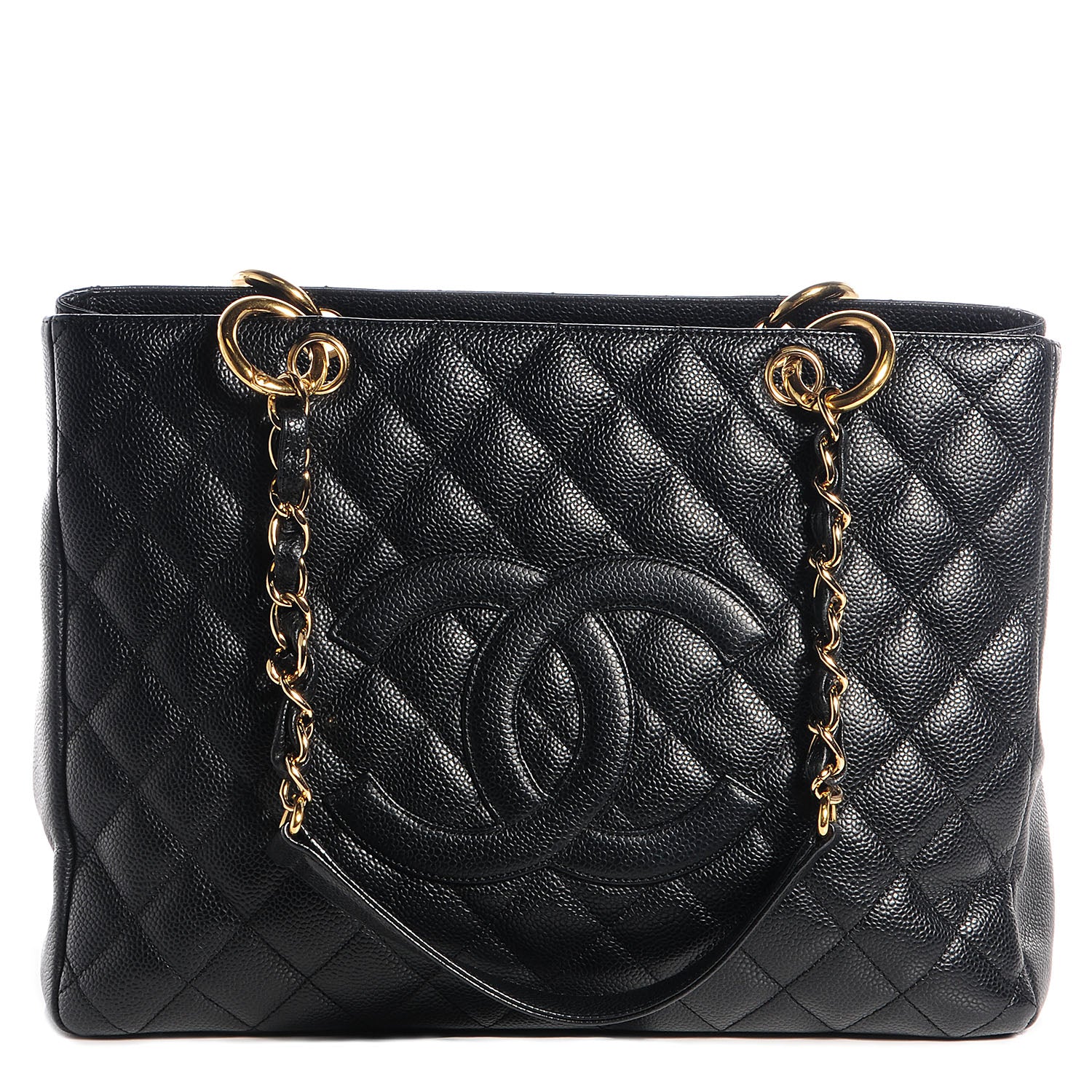 Chanel Caviar Grand Shopping Tote GST Black 1 of 6