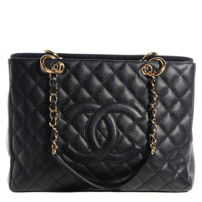 Chanel Caviar Grand Shopping Tote GST Black 1 of 6