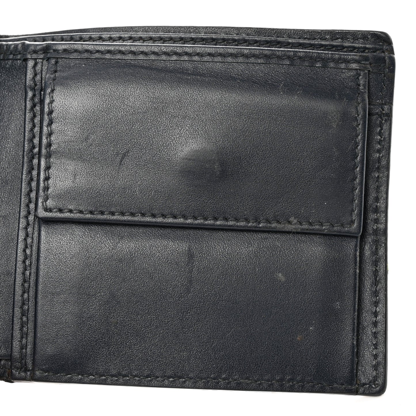 Guccissima Signature Web New Web Bi-Fold Coin Wallet Black