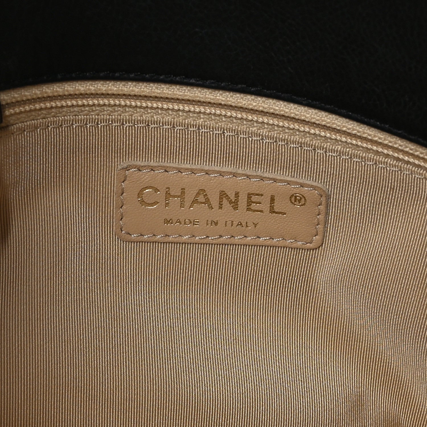 Chanel Calfskin Quilted Small CC Crown Tote Black 7 of 9