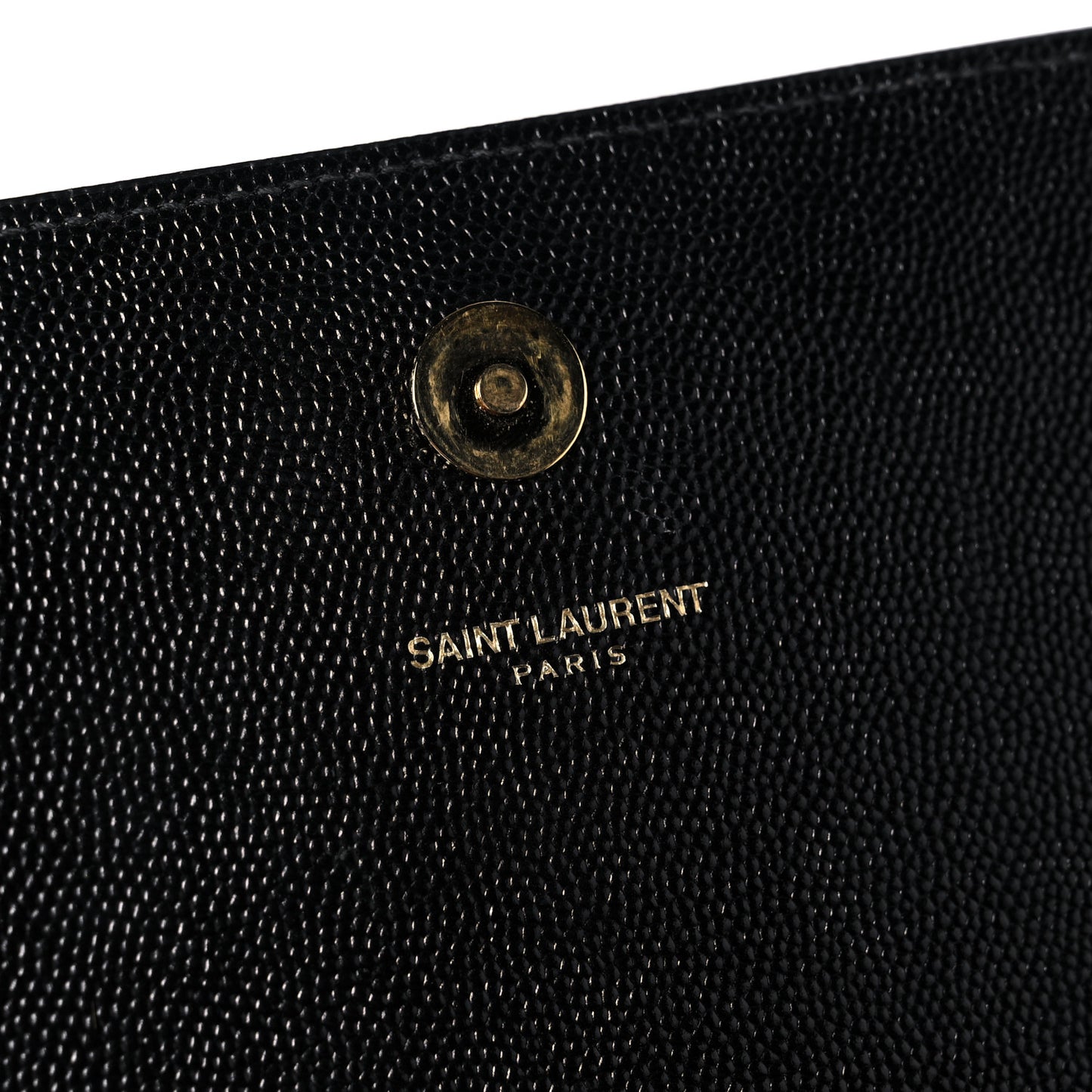 Grain De Poudre Classic Monogram Kate Clutch Black