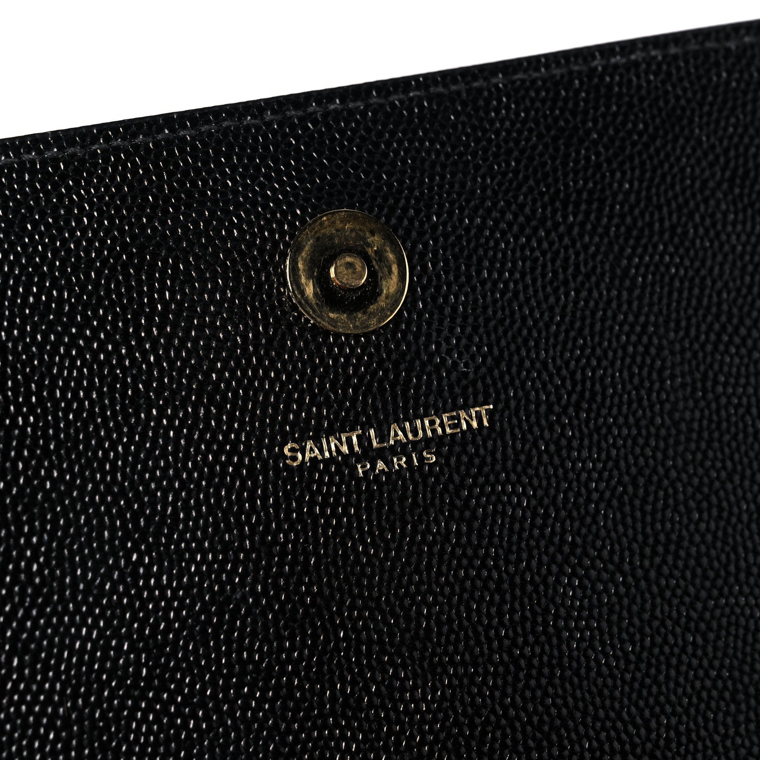 Saint Laurent Grain De Poudre Classic Monogram Kate Clutch Black 7 of 12