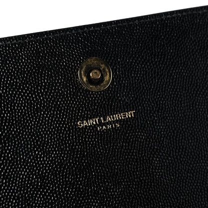 Saint Laurent Grain De Poudre Classic Monogram Kate Clutch Black 7 of 12