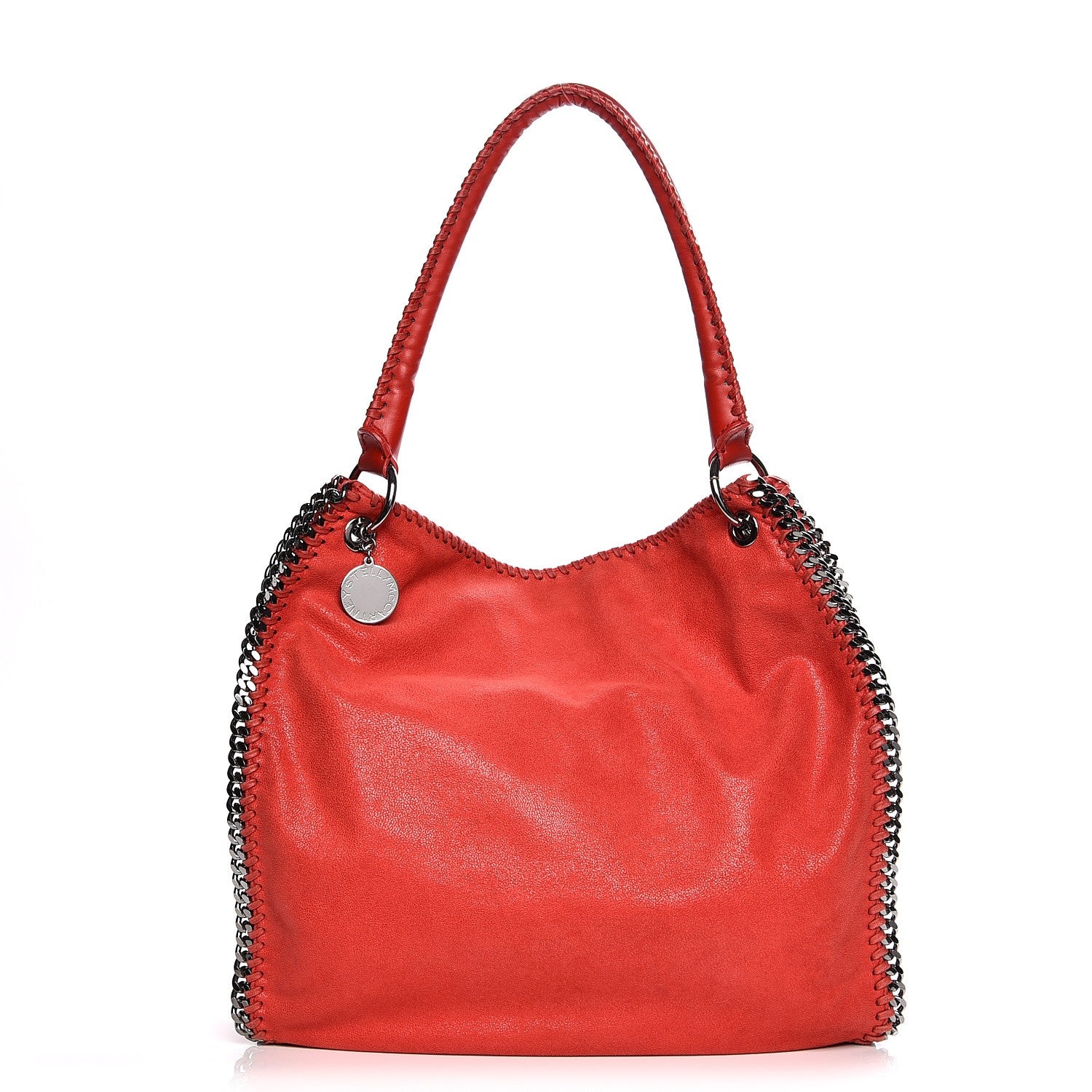 Stella McCartney Shaggy Deer Falabella Hobo Red 1 of 7