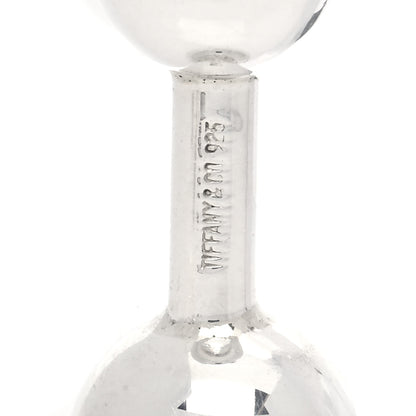 Tiffany Sterling Silver Barbell Cufflinks 4 of 4