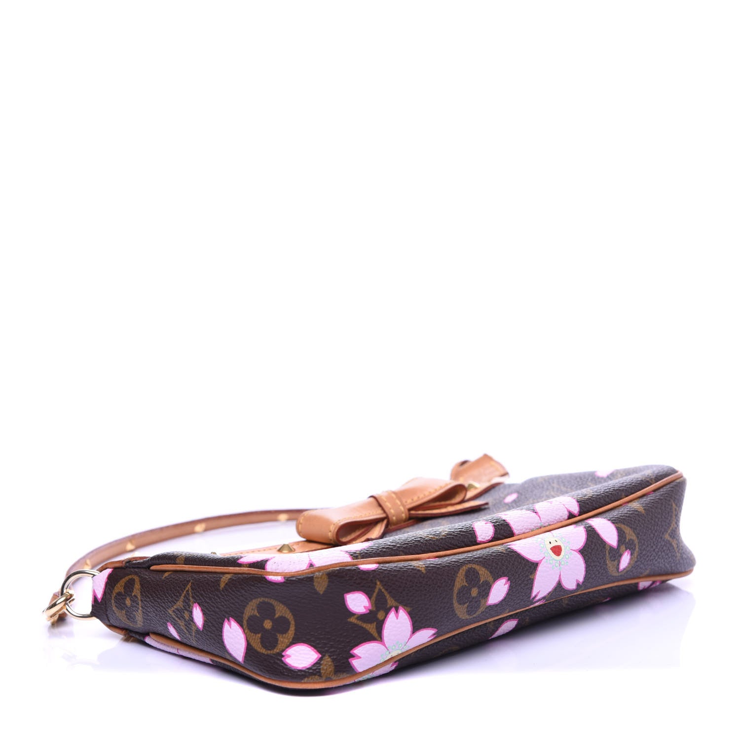 Louis Vuitton Monogram Cherry Blossom Pochette Accessories Brown 4 of 10