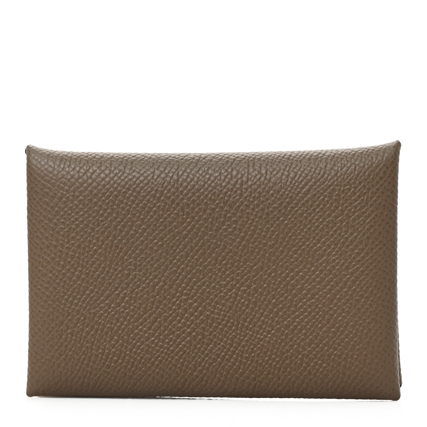 Hermes Epsom Calvi Card Case Etoupe 1 of 6