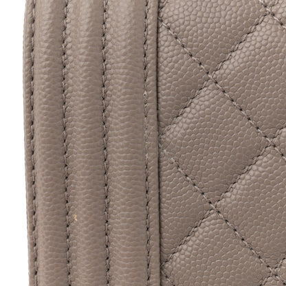 Chanel Caviar Quilted Large Boy Flap Beige 12 of 12