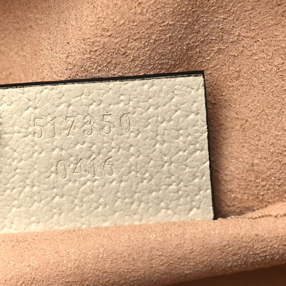 Gucci GG Supreme Monogram Textured Calfskin Web Mini Ophidia Shoulder Bag Beige Ebony Mystic White 6 of 9