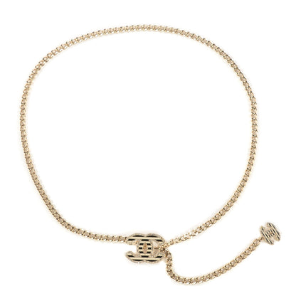 Chanel Enamel Striped CC Chain Belt Multicolor Gold 1 of 6
