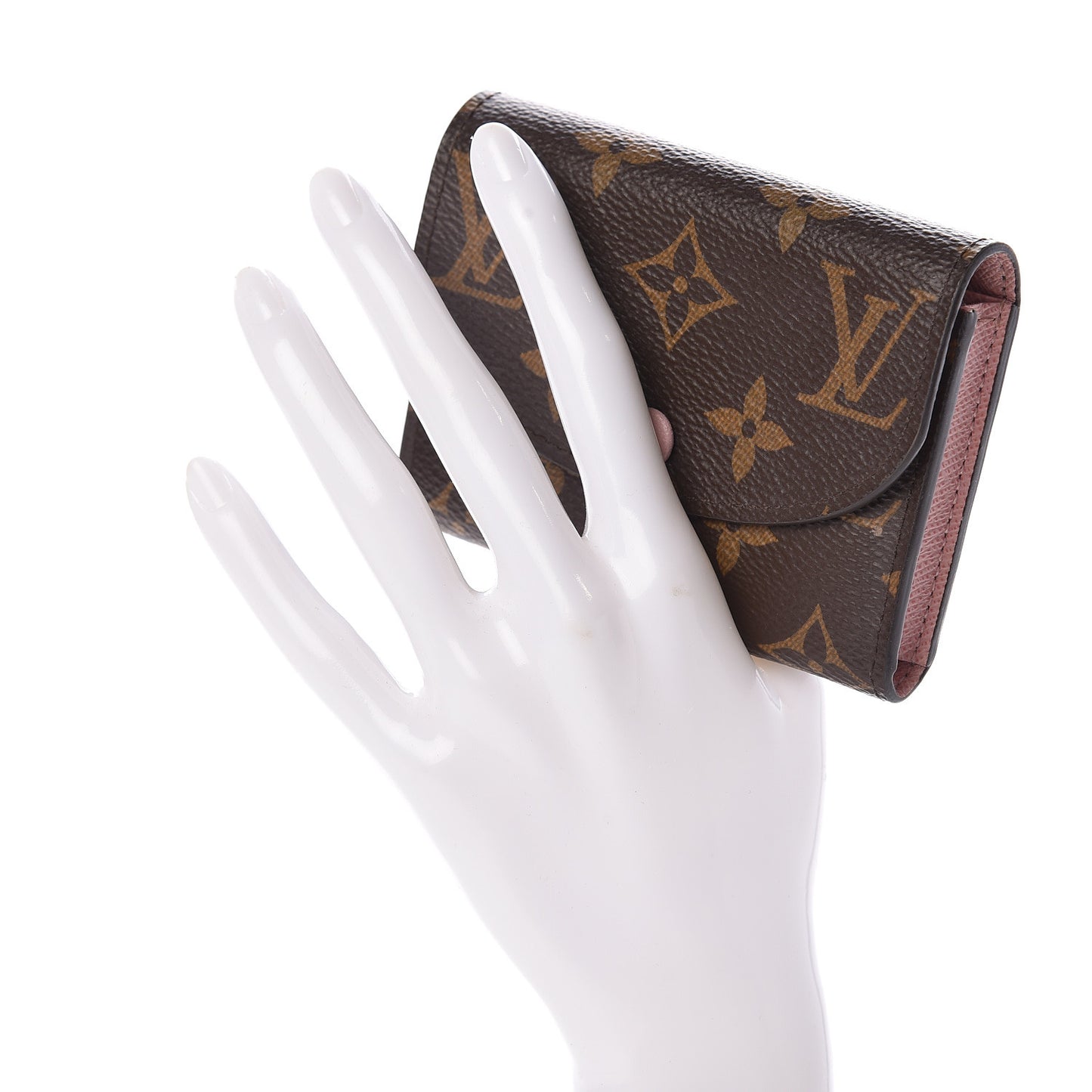 Monogram Rosalie Coin Purse Rose Ballerine