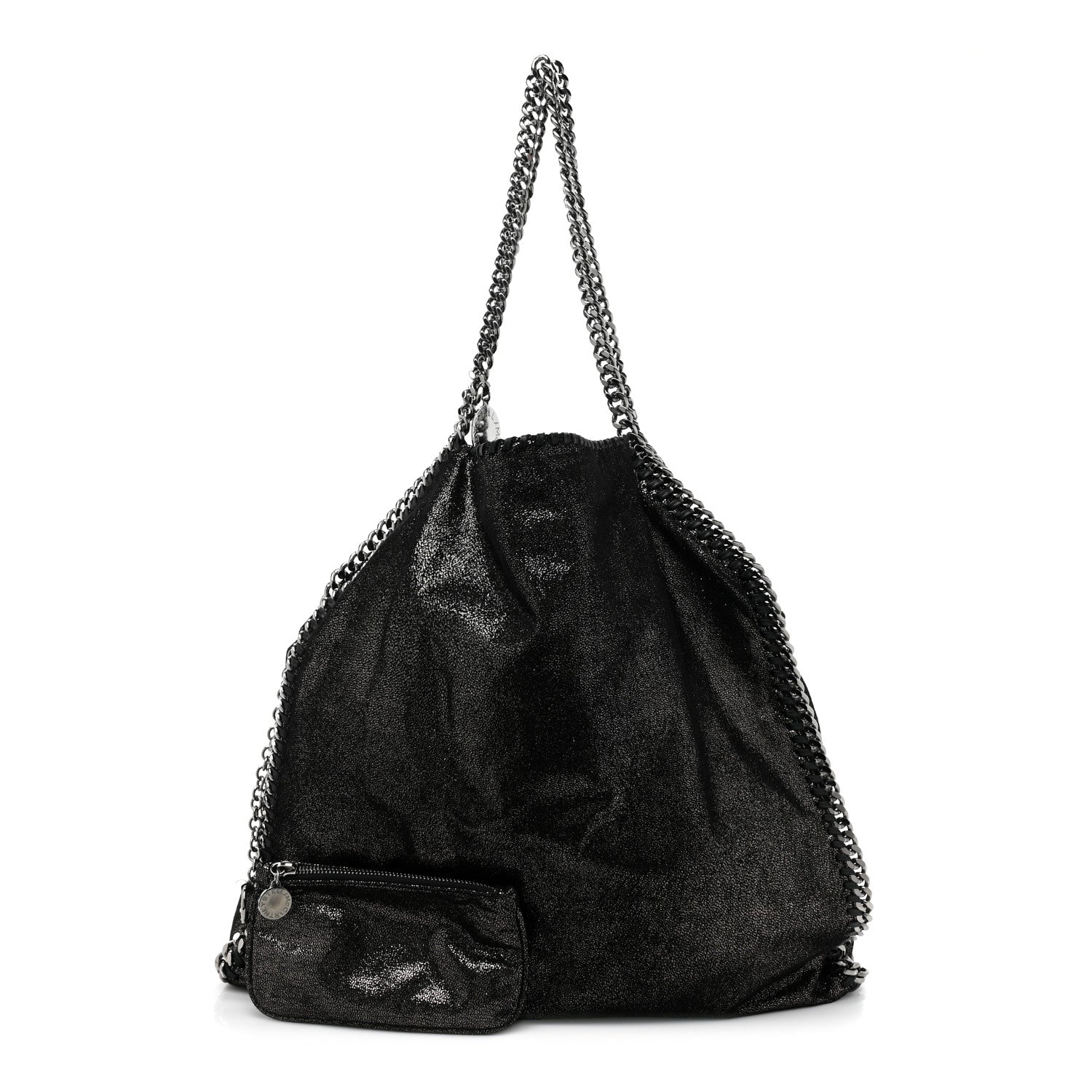 Stella McCartney Shaggy Deer Big Falabella Tote Ruthenium 3 of 10