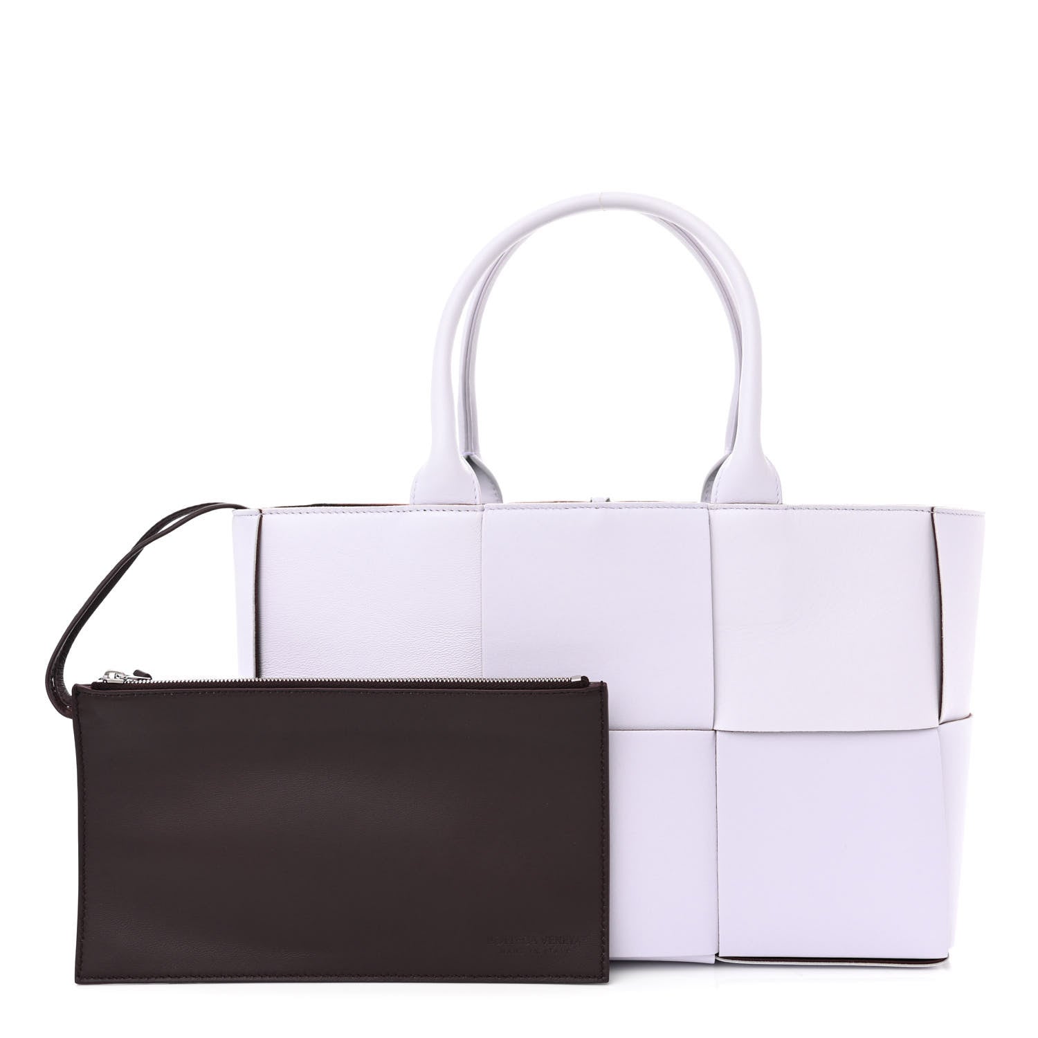 Bottega Veneta Nappa Maxi Intrecciato Small Arco Tote Mirth Washed Grape 1 of 14