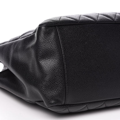 Chanel Caviar Quilted Grand Shopping Tote GST Black 9 of 16