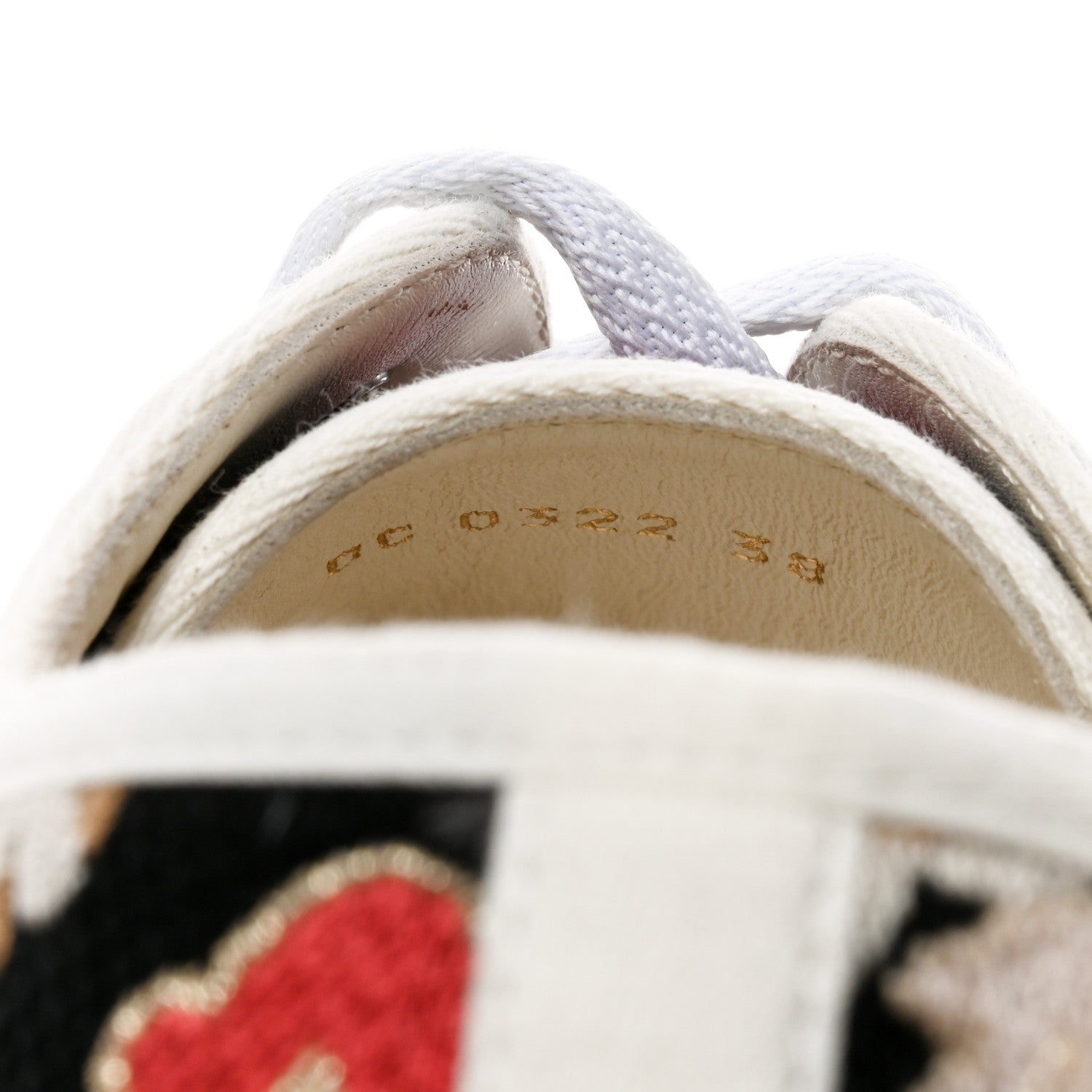 Christian Dior Cotton Floral Pop Embroidered Walk'N'Dior Low Top Sneakers 38 Red Multicolor 6 of 9